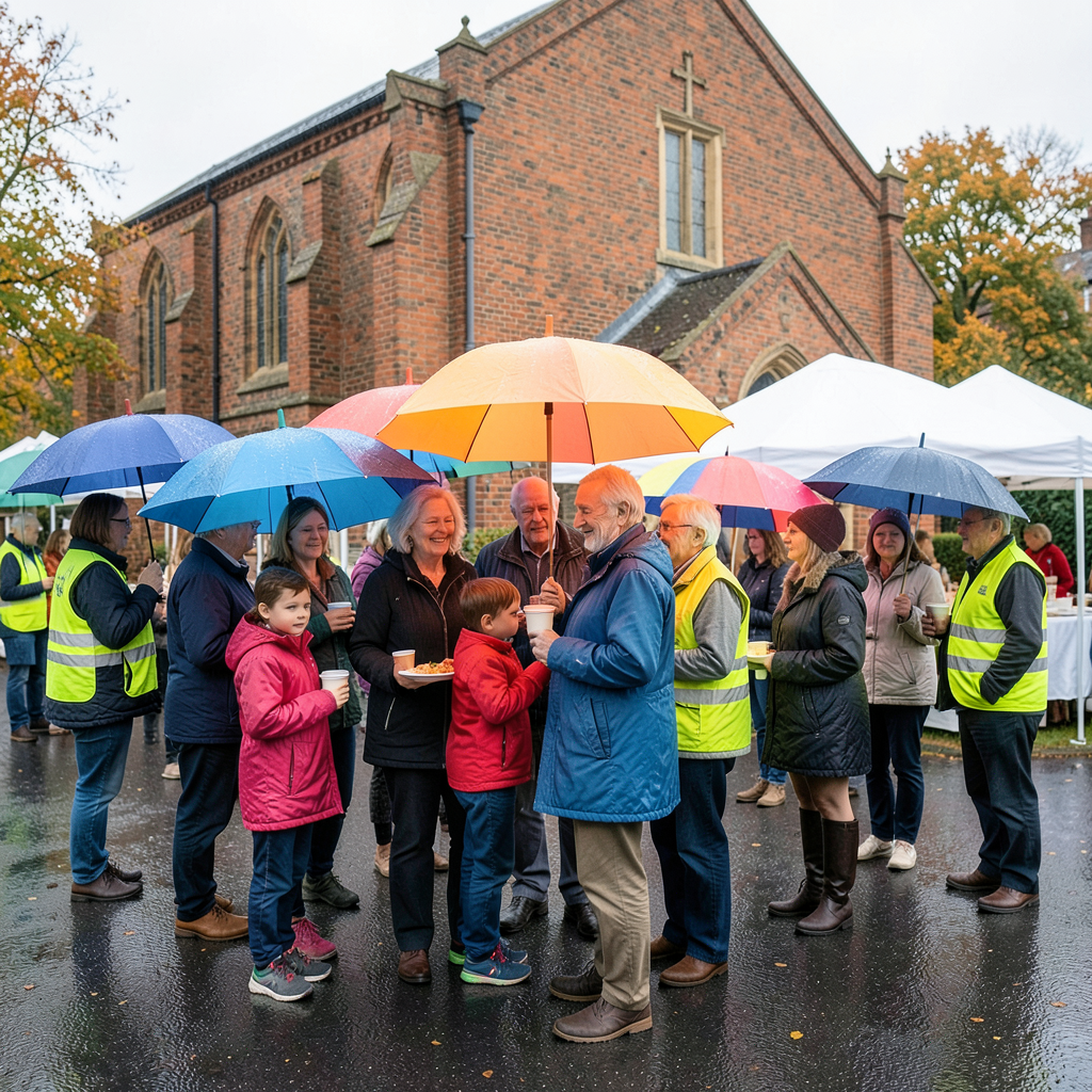Hackney Seventh-day Adventist Church fair draws Haggerston neighbours despite rain